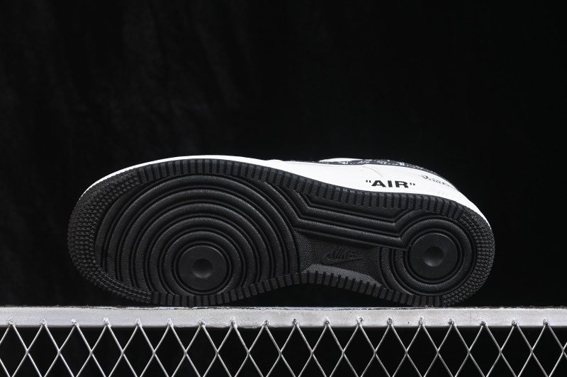 Nike Air Force 1 '07 Low Collaboration Basketball Sneaker with Full-Length Air Cushion - WY0655-104