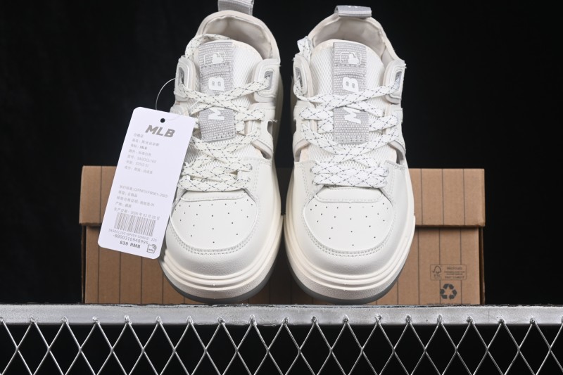 NY MLB Chunky Liner Mask New York Yankees Platform Casual Shoes with Thick Sole - 3ASDCL16350WHS