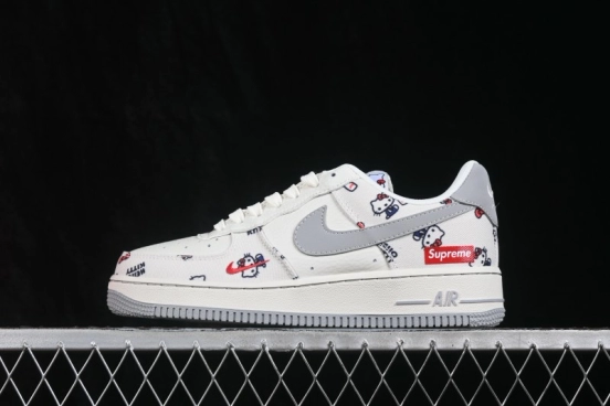 Nike Air Force 1 '07 Low Hello Kitty Casual Sneakers with Full-Length Air Cushion - NH0601-608