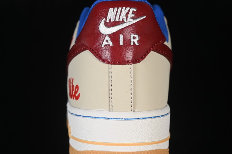 Nike Air Force 1 '07 Low Year of the Horse Limited Edition Cloud White Sneakers with Premium Leather and Classic Silhouette - NH0601-519
