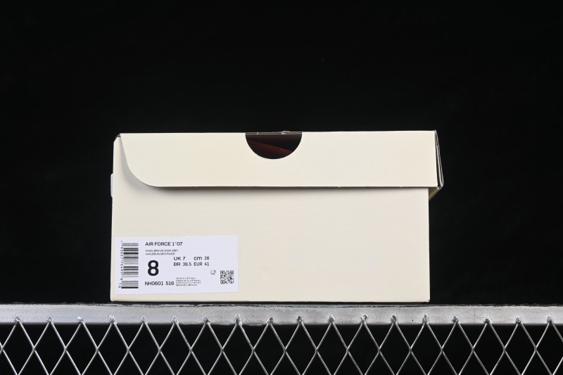 Nike Air Force 1 '07 Low Year of the Horse Limited Edition Warm Brown and Vermilion Casual Sneakers - NH0601-516
