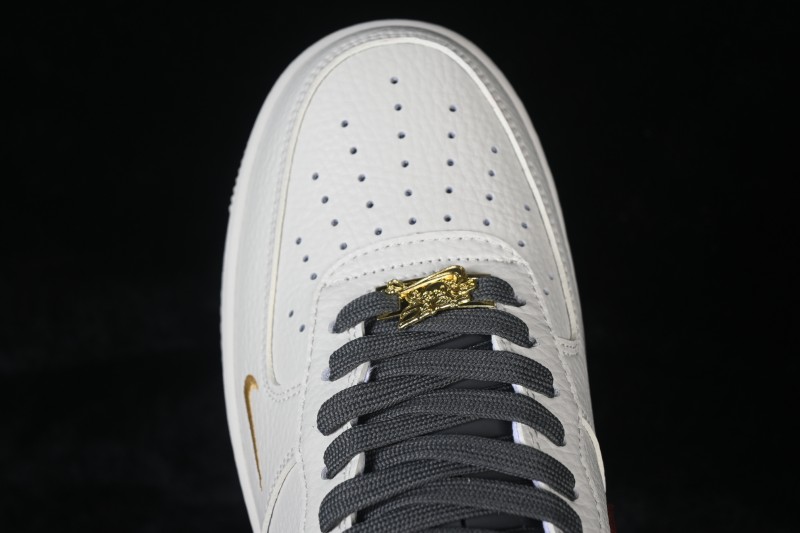 Nike Air Force 1 '07 Low Chinese New Year Edition Running Shoes with Premium Leather and Gold Accents - NH0601-507