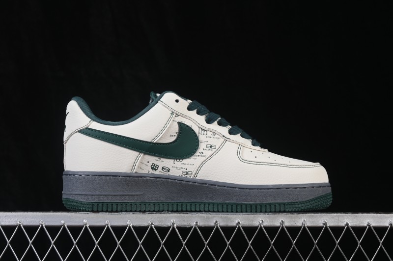 Nike Air Force 1'07 Low Basketball Shoes with Full-Length Air Cushion - KD1688-009