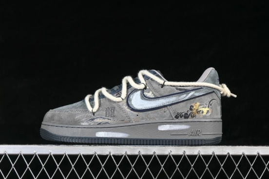 Nike Air Force 1 '07 Low Dragon & Horse Spirit Hand-Painted Chinese New Year Limited Edition Skateboarding Shoes - CD1221-680