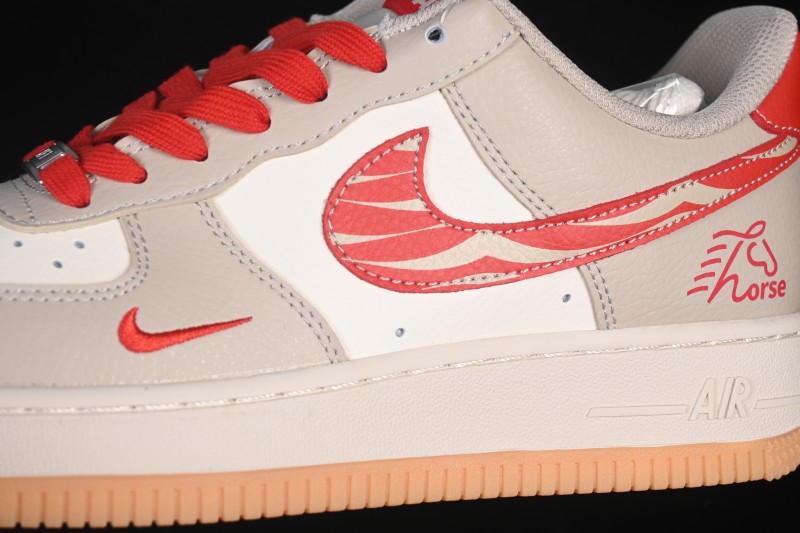 Nike Air Force 1 '07 Low Limited Year of the Horse Casual Skateboarding Shoes in Khaki - XD0028-008