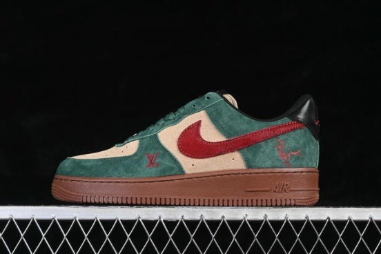 Nike Air Force 1 '07 Low Year of the Horse Forest Dune Low-Top Casual Skateboarding Shoes - XY9025-006
