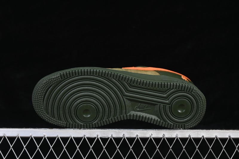 Nike Air Force 1 '07 Low Year of the Horse Edition Military Green with Orange Star Casual Skateboarding Shoes - XY9025-010