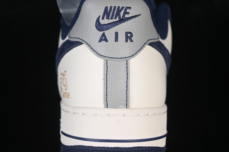 Nike Air Force 1 '07 Low Year of the Horse Limited Edition Navy Blue Basketball Shoes - XD0028-013