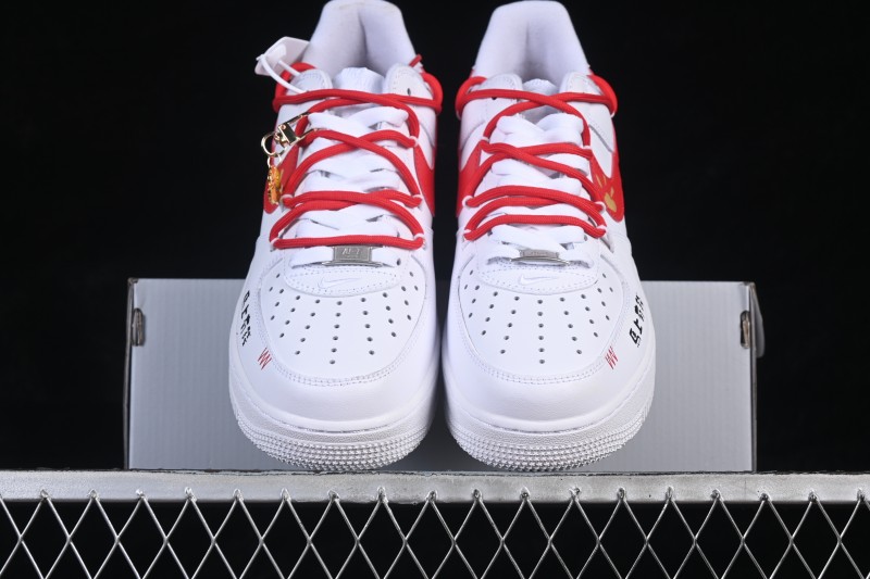 Nike Air Force 1 '07 Low Chinese New Year Horse Year Edition Casual Sneakers with Lucky Embellishments - CZ0270-102