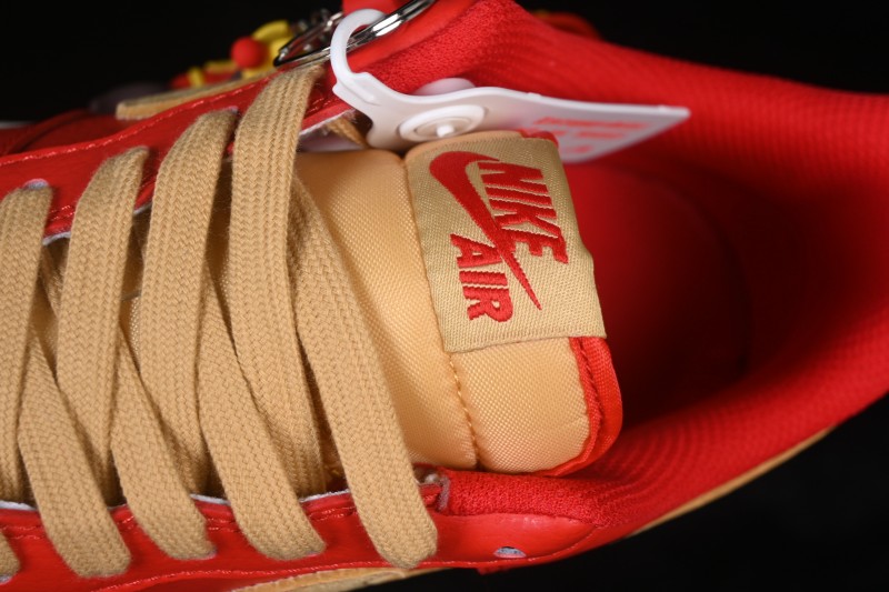 Nike Air Force 1 '07 Low Lunar New Year Limited Edition Casual Sneakers with Suede Gold Swoosh - XD0028-012