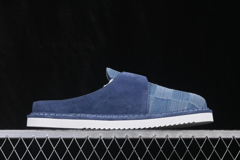 Louis Vuitton Comfort Flat Sandals Calfskin Suede Round Toe Slide - AJE5
