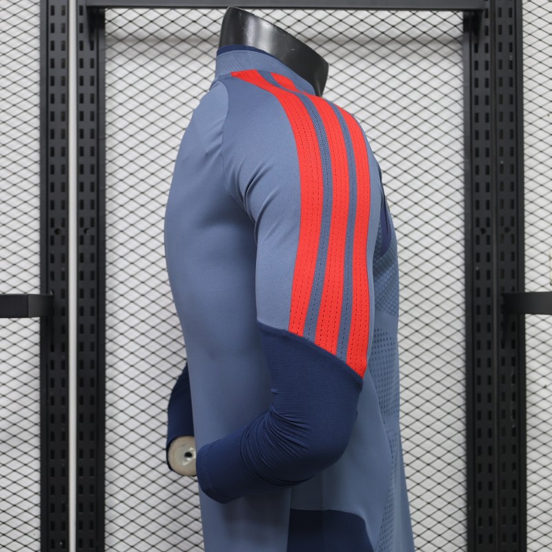 Player Version 26/27 FC Bayern München Long Sleeve Home Navy Jersey