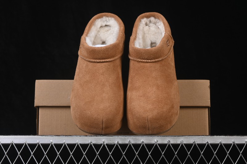 UGG Enwrap Clog Twinface Sheepskin Waterproof Low-Top Hidden Wedge Casual Shoes - 1180254 CHE