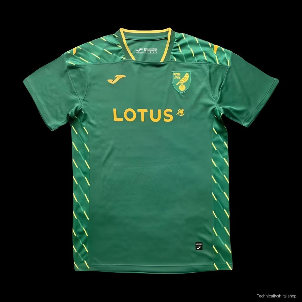 23/24 Norwich City Away Green Jersey