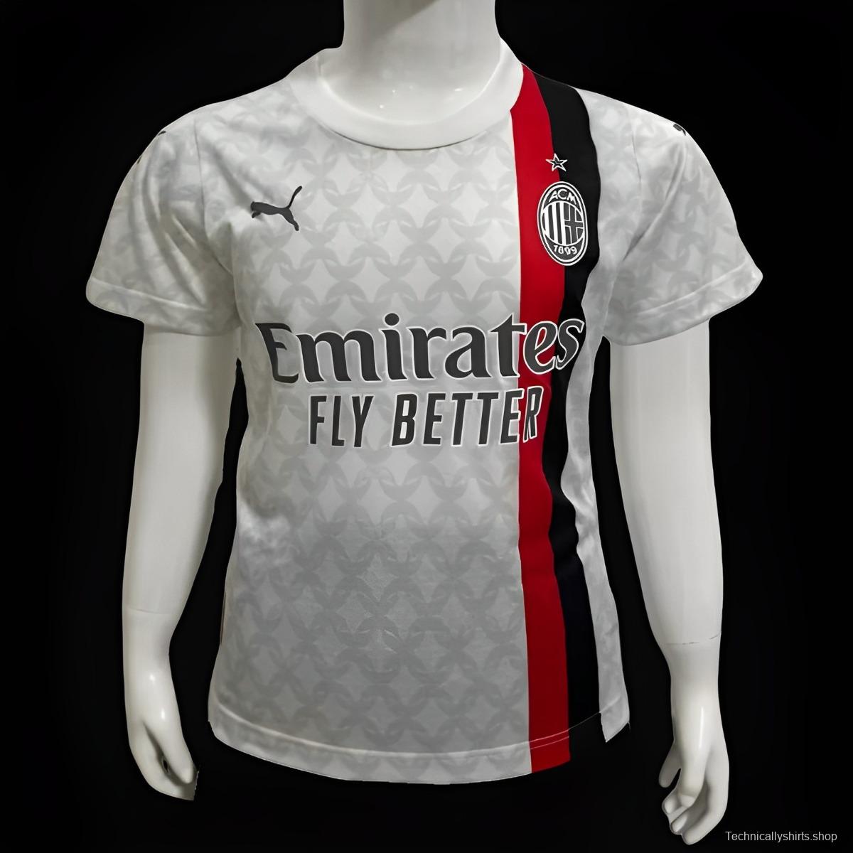 Player Version 23/24 Kids AC Milan Away Jersey