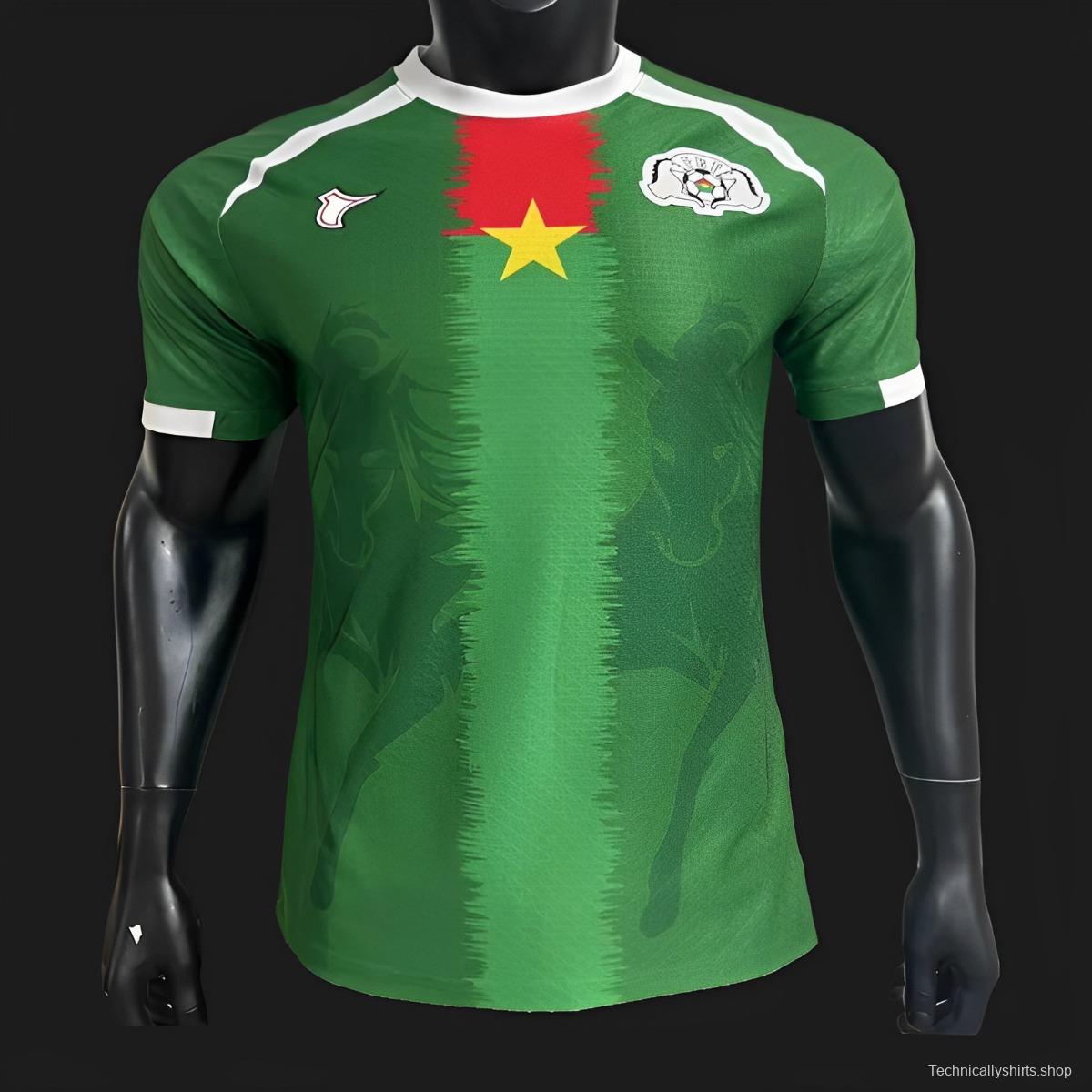 Player Version 2023 Burkina Faso Home Jersey