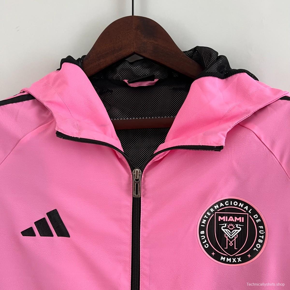 23/24 Inter Miami Black Pink Windbreaker