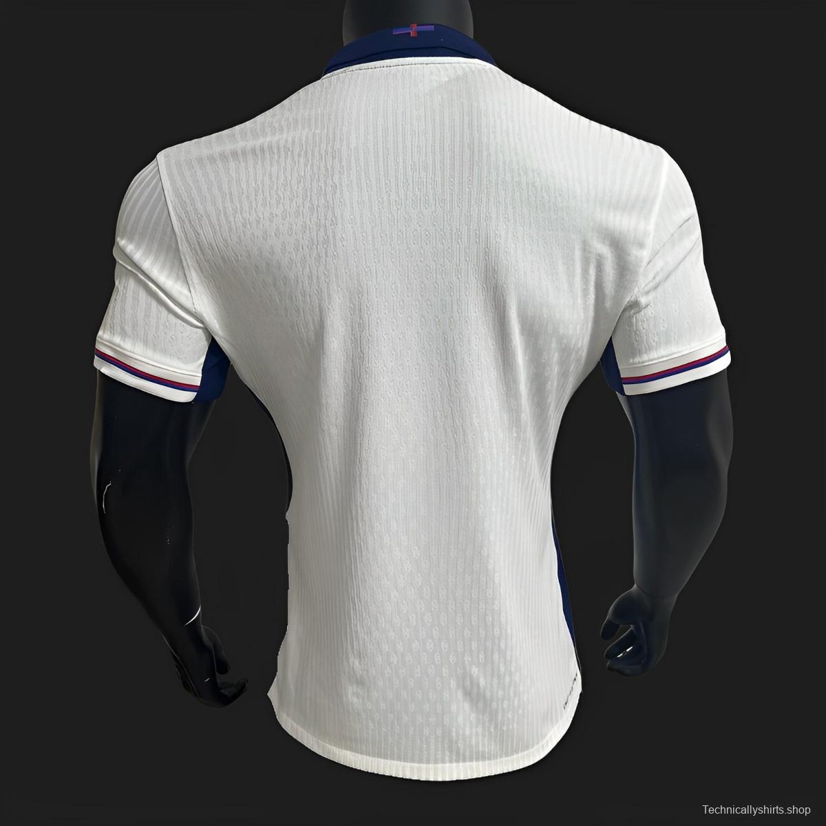 Player Version 2024 England Home Jersey