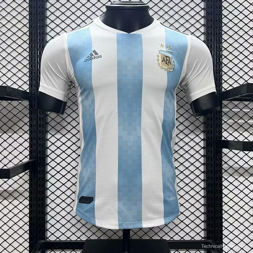 Player Version 2018 Argentina Home Jersey