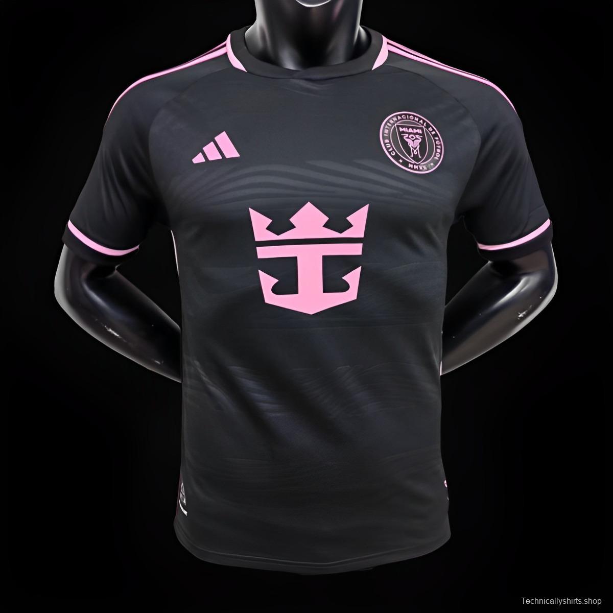 Player Version 24/25 Inter Miami Away Black Jersey