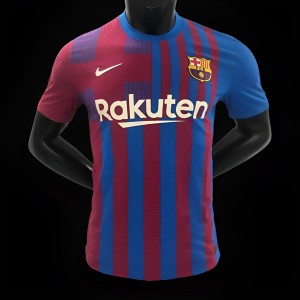 Player Version 21/22 Retro Barcelona Home Jersey