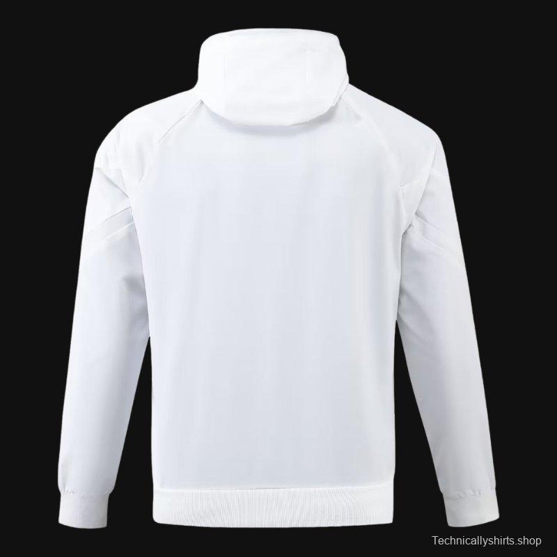 2024 England White Windbreaker