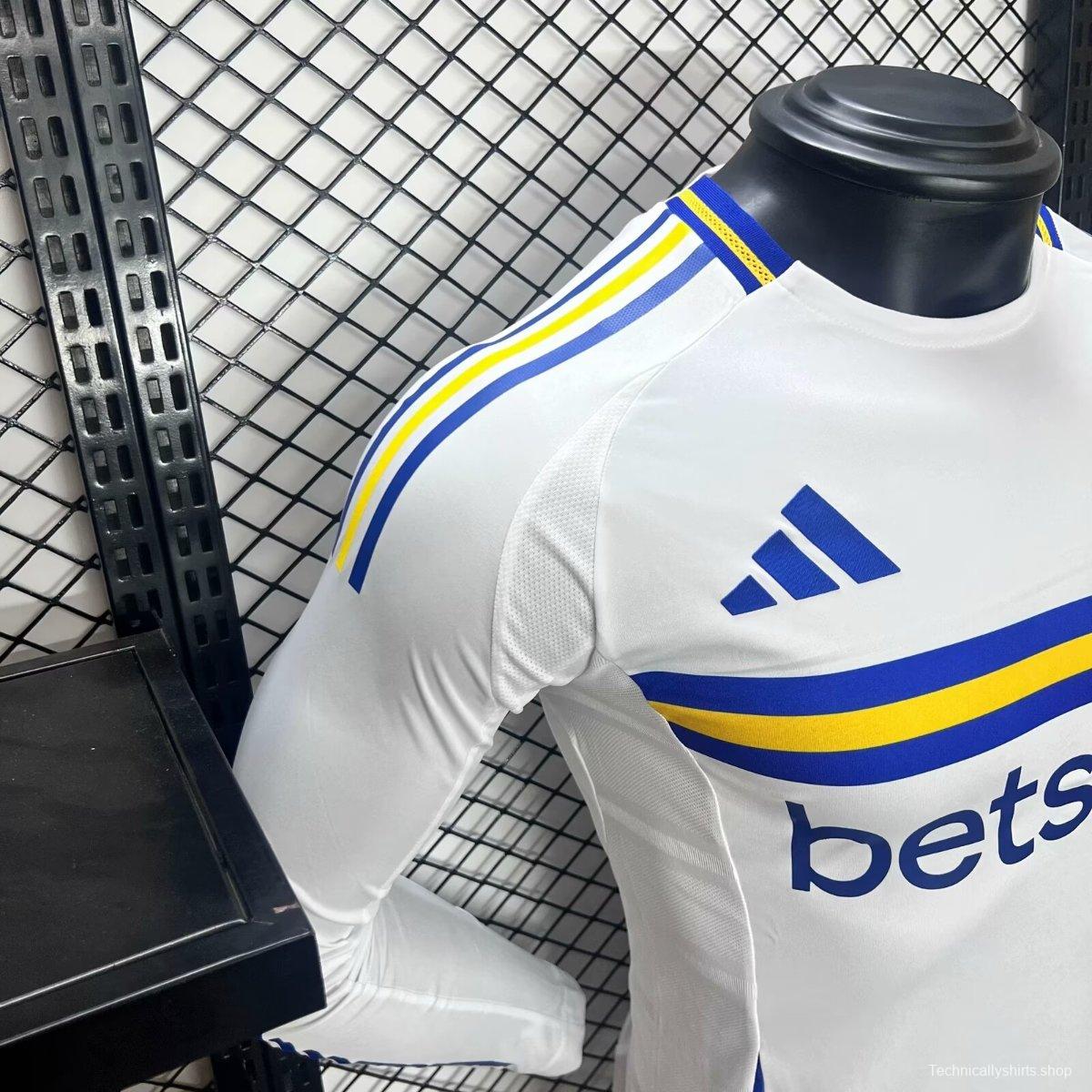 Player Version 24/25 Boca Juniors Away White Long Sleeve Jersey