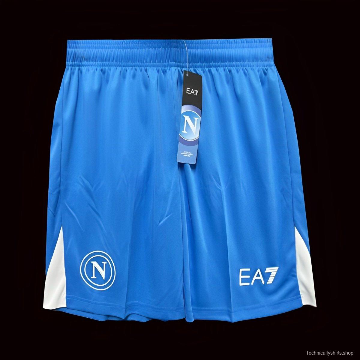 24/25 Napoli Blue Shorts