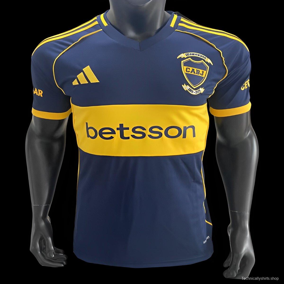 Player Version 25/26 Boca Juniors Home Jersey