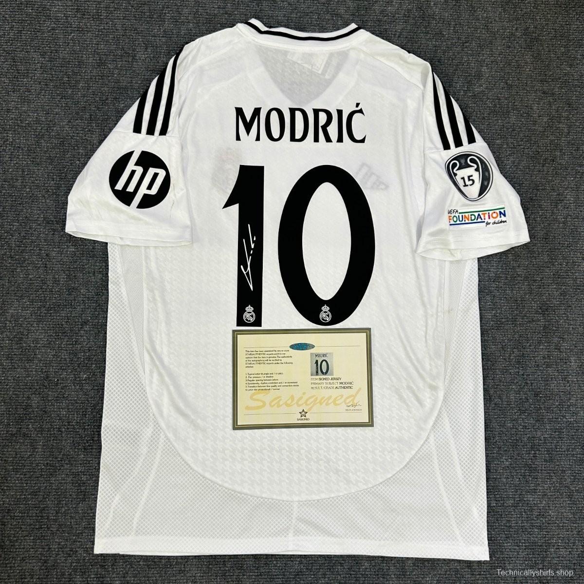 LUKA MODRIC SIGNED 24/25 R MADRID