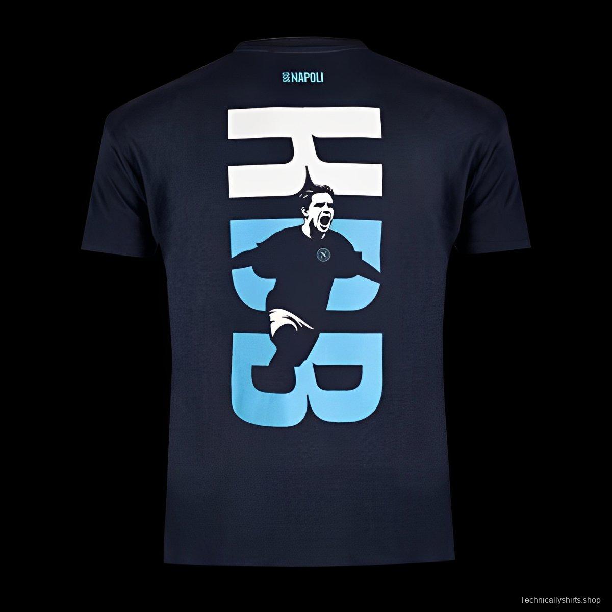 25/26 SSC Napoli Kevin De Bruyne Navy T-shirt