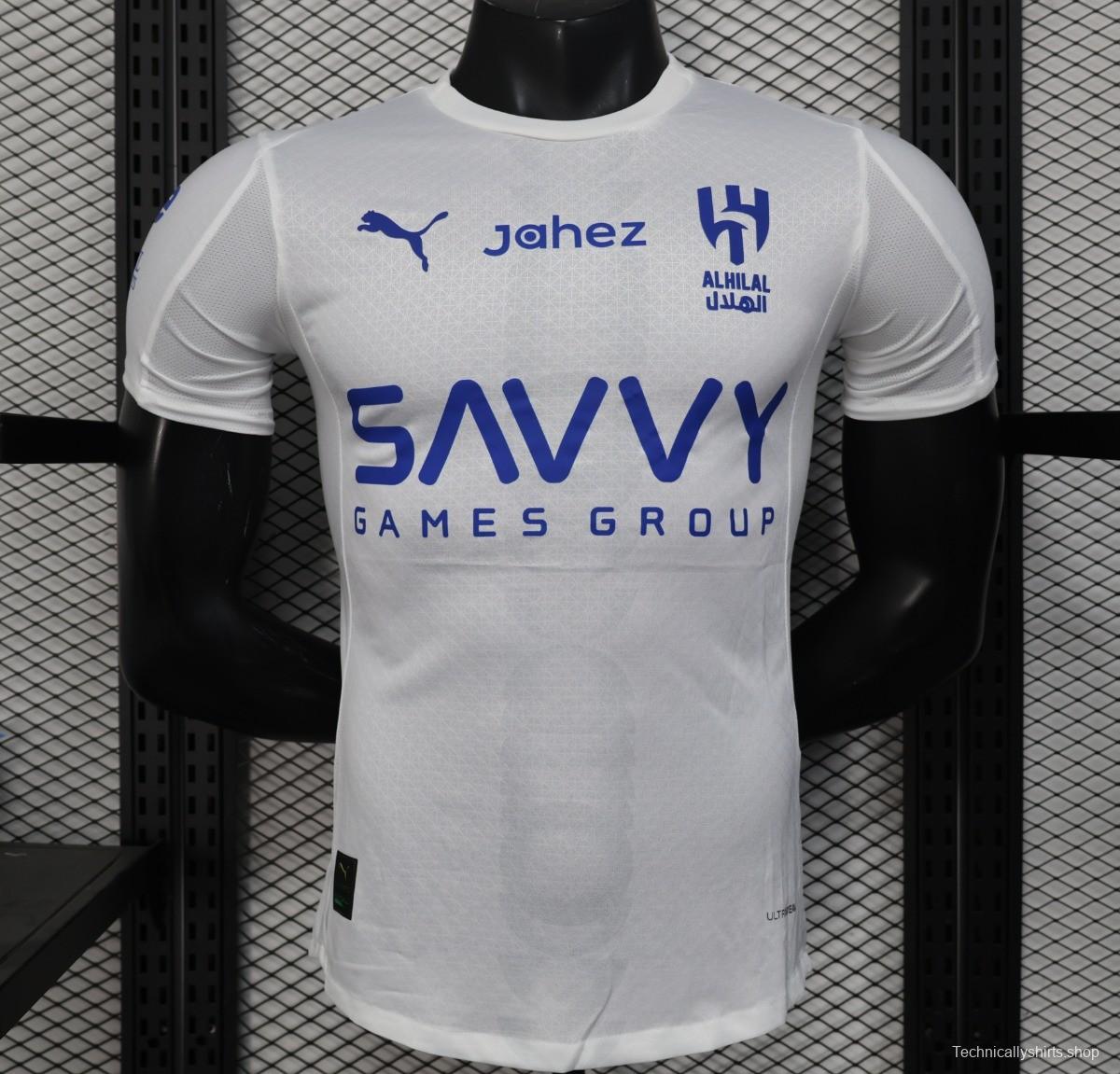 Player Version 25/26 Al-Hilal Away WHITE Jersey