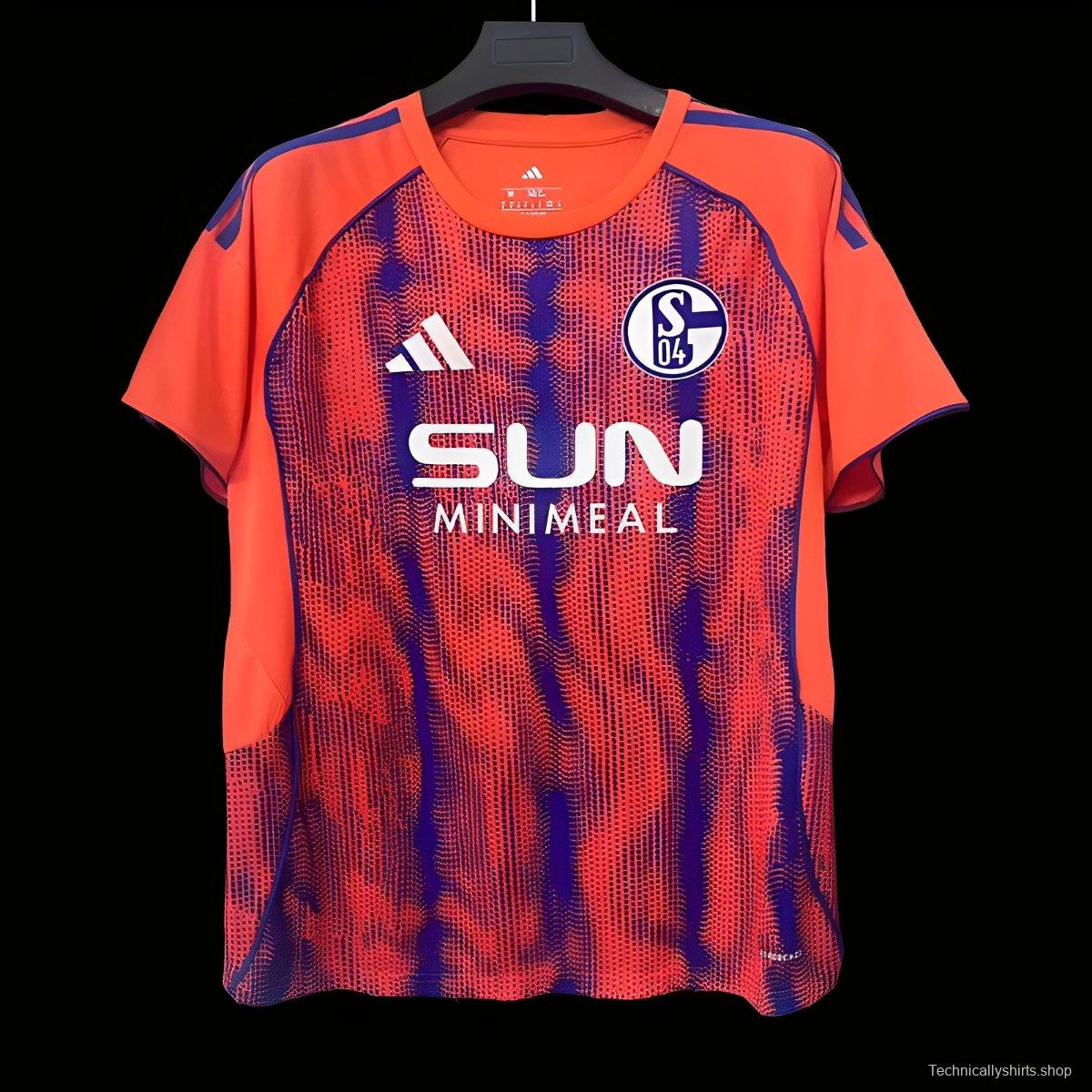 25/26 Schalke 04 Third Orange Jersey