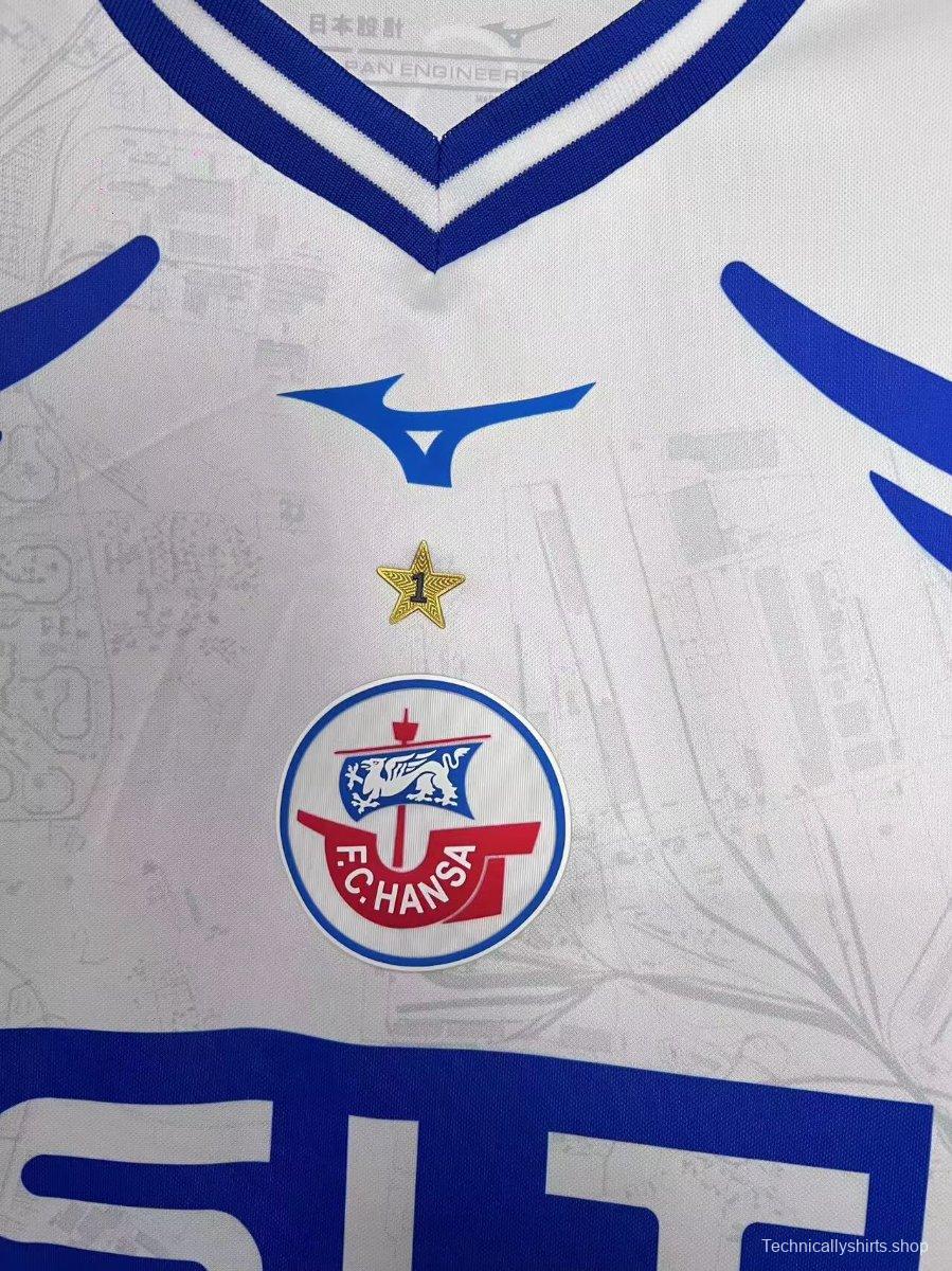 25/26 Hansa Rostock Away WHITE Jersey