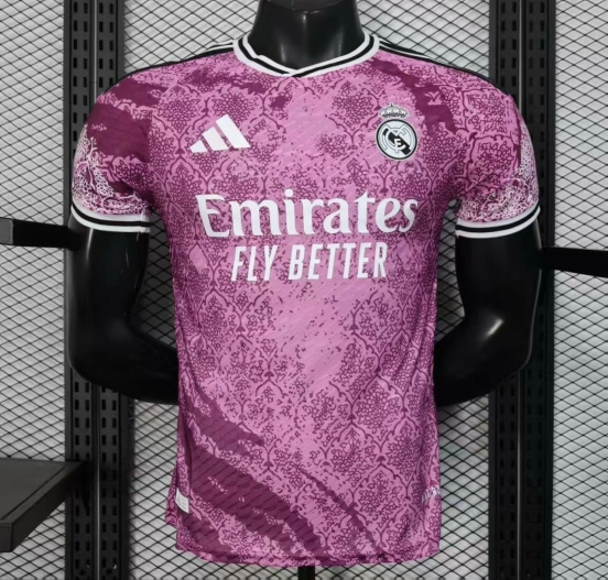 Player Version 25/26 Real Madrid Purple Pre-Match Jersey