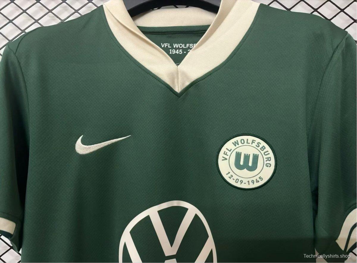25/26 VFL Wolfsburg 80Th Anniversary Green Special Jersey