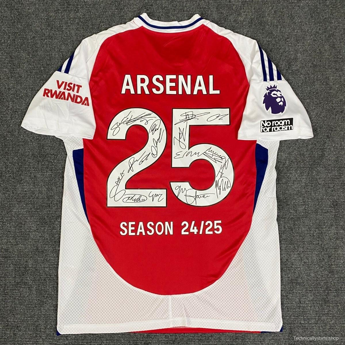 arsenal team signed 24/25