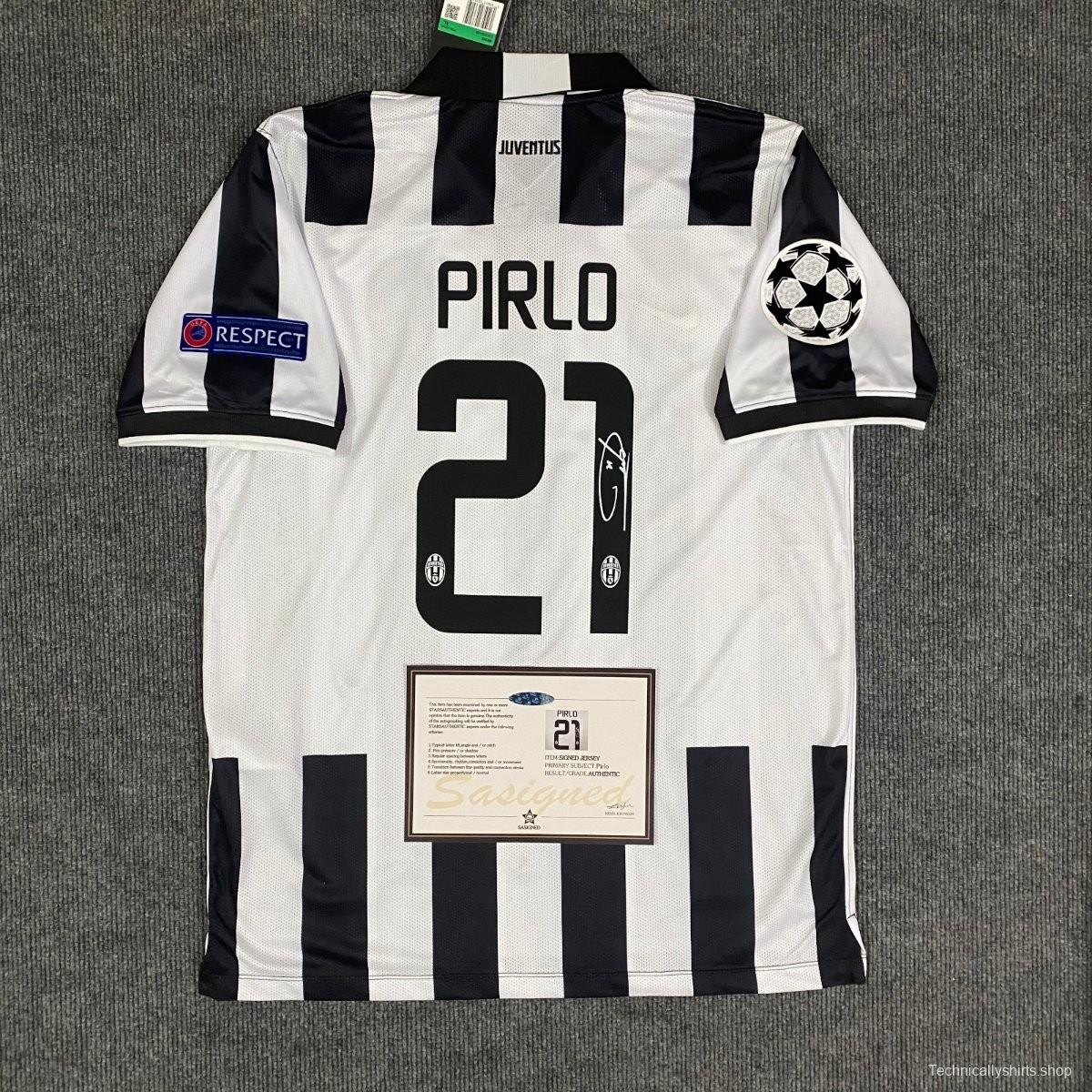 Pirlo 14/15 Juventus Signed
