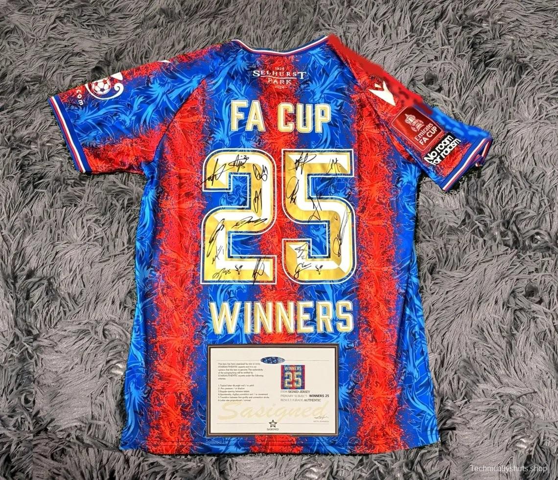 CRYSTAL PALACE FA CUP WINNERS SIGNED 2025