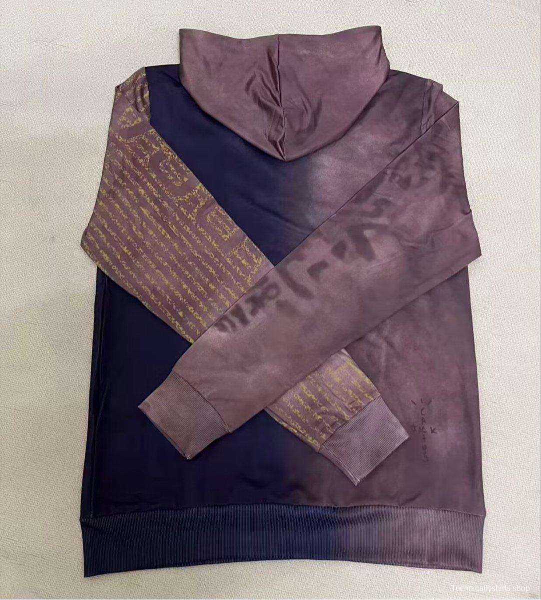 25/26 Travis Scott x Nike x FC Barcelona Split-Dye Crest Hoodie