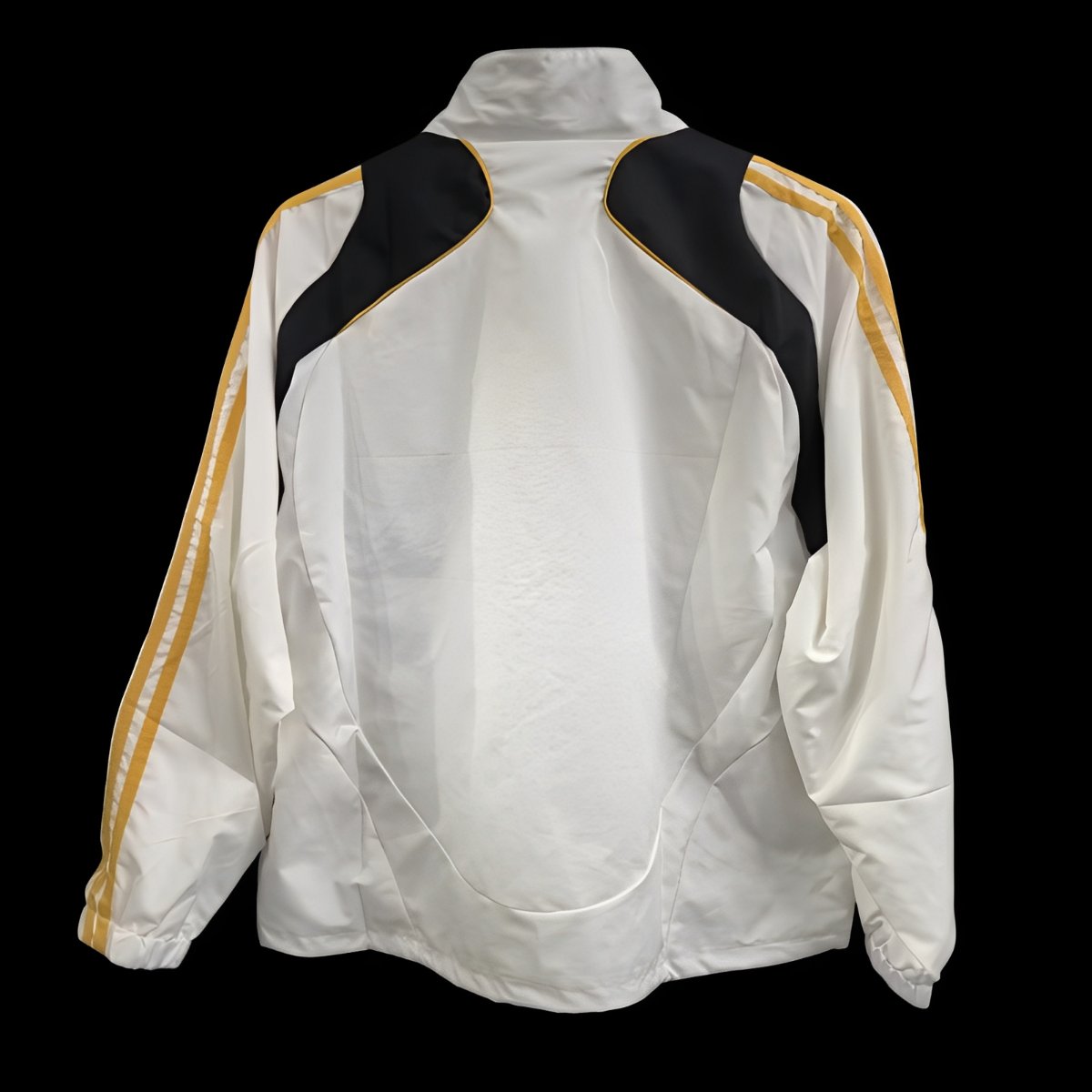 25/26 Germany White with Black Full Zipper Windbreaker