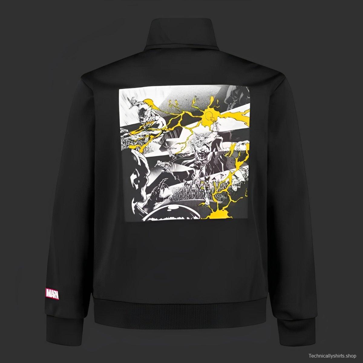 25/26 Real Madrid Marvel Black Full Zipper Jacket