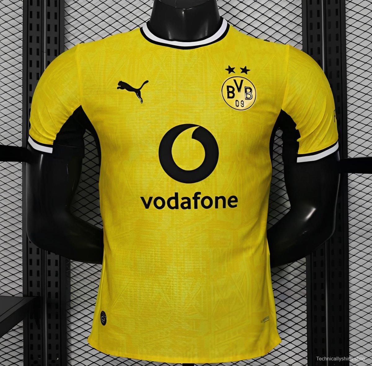 25/26 Player Version Borussia Dortmund Yellow with Black Trim Jersey