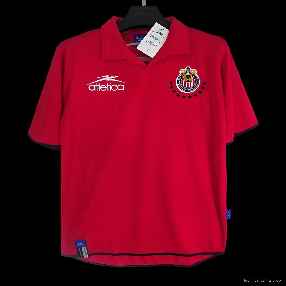 Retro 03/04 Chivas Guadalajara Third Red Jersey