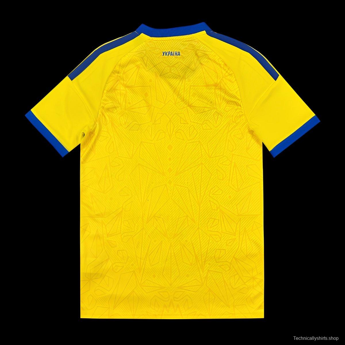 2026 Ukraine Home Jersey