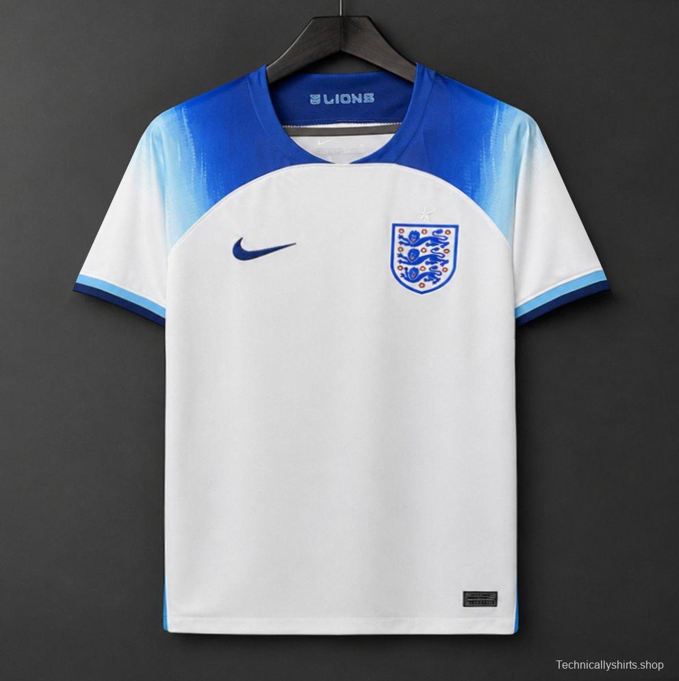 Retro 2022 England Home Soccer Jersey
