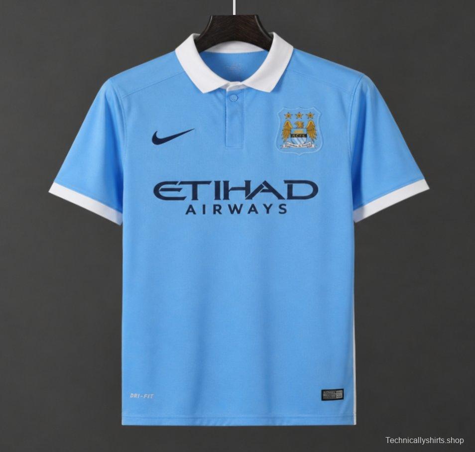 Retro 15/16 Manchester City Home Jersey