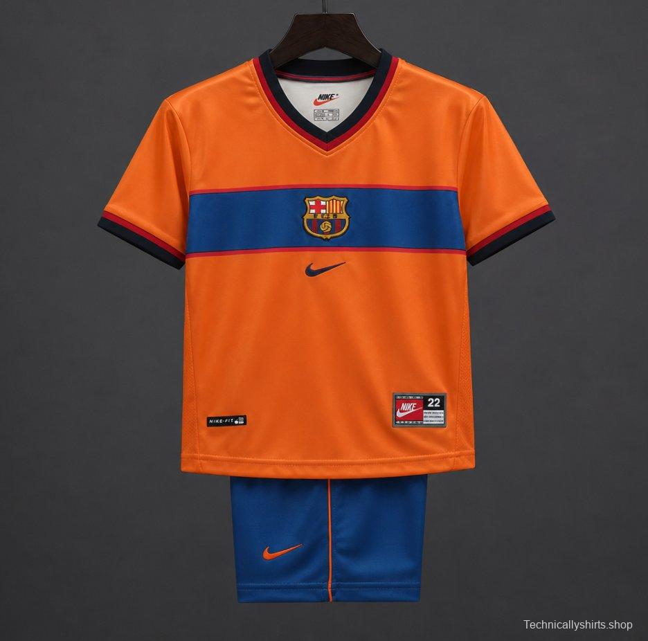 Retro Kids 98/99 Barcelona Third Jersey