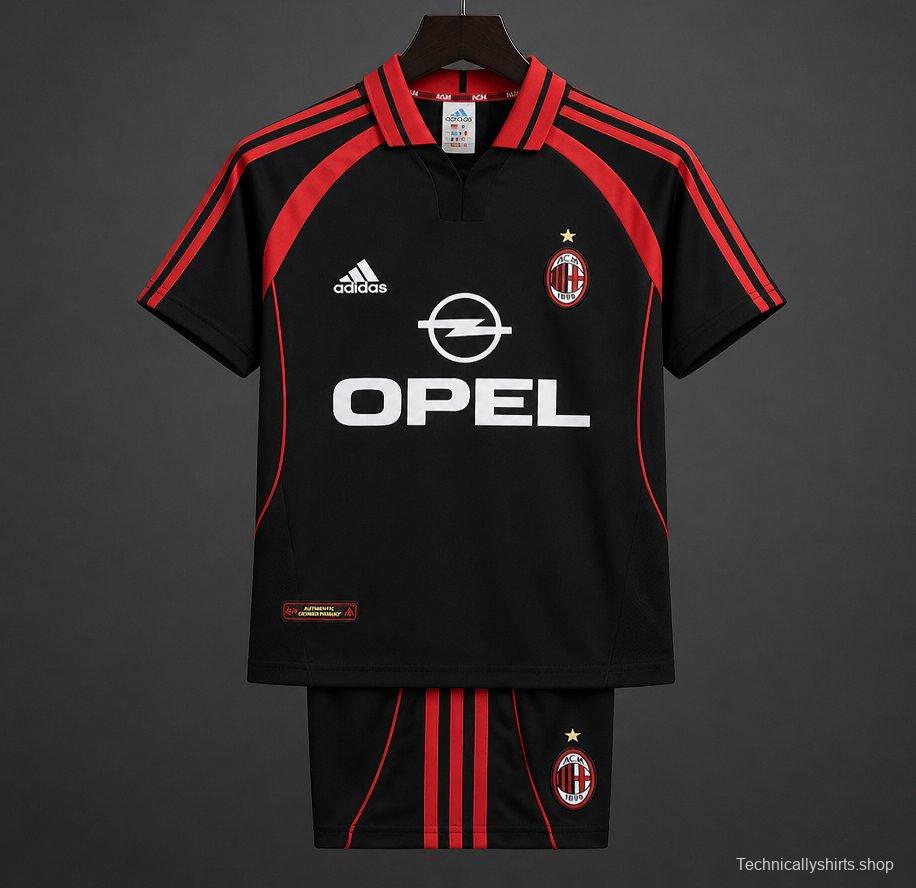 Retro Kids 00/01  AC Milan Third Jersey