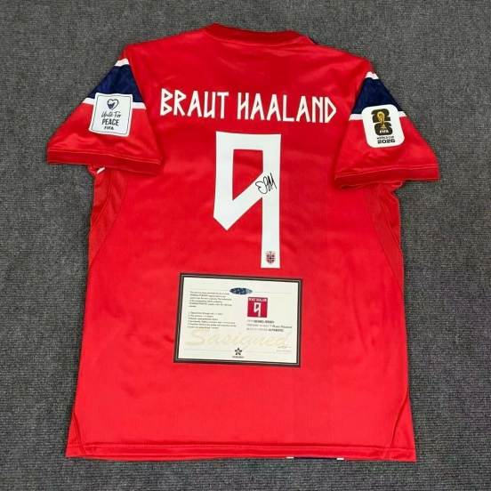 Erling Haaland Norway Signed 2026 World Cup